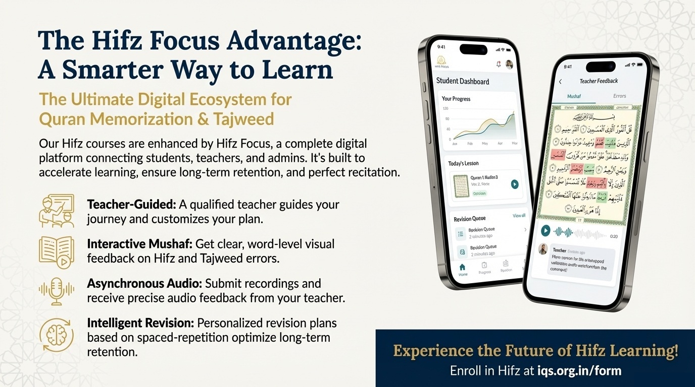 The Hifz Focus Advantage: A Smarter Way to Learn